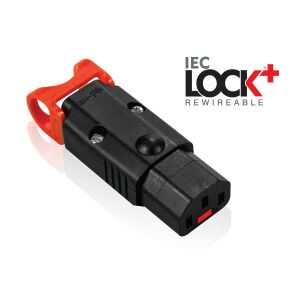 Conector de alimentare pentru a câștiga cu blocare IEC LOCK+ OPEN/C13 Ż 146122612 - Conectori