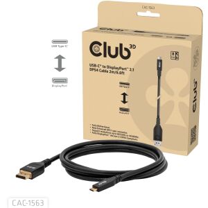 CLUB3D CAC-1563 adaptor pentru cabluri video 2 m DisplayPort (CAC-1563) 146123071 - Cabluri de date