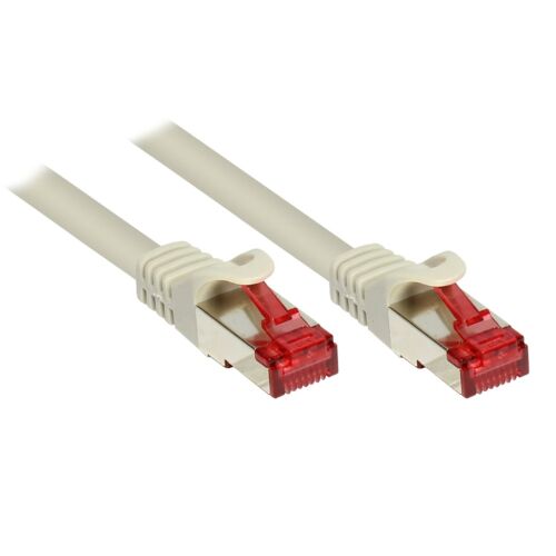 Bune conexiuni 0,5m cablu de conexiune RNS CAT6 S/FTP PiMF gri 146123488