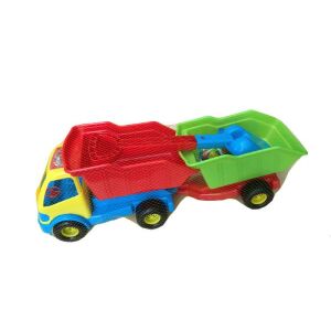 PROMO Autó 077 + lapát CH. építőkockákkal 146123531 - Műanyag építőjáték