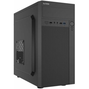 1stCOOL STEP Premium ház, micro tower, AU, USB 3.0, USB-C, 1x 120mm + 1x 80mm Ventilátor, fekete 146123882 - Számítógépház