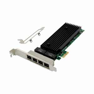 MicroConnect Hálózati kártya PCIe x1 Intel 82576 Quad- RJ45 146123933 - PCI hálózati kártya