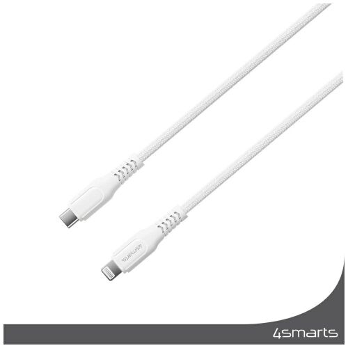 4smarts 465592 Lightning kábel 1,5 m Ezüst, Fehér 152409787 - Lightning kábel