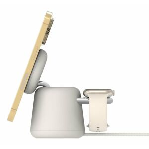 Belkin BOOST Charge PRO 15W mágneses töltő Qi2 2in1 homok WIZ027vfH37