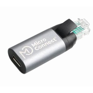 MicroConnect USB C Női RJ45 Férfi Adapter