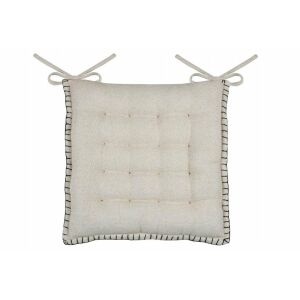 Bolyhos kárpitpárna székhez, kötés, ALINE, 38 x 38 cm