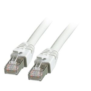 Patchcord 100% miedź EFB Cat.8.1 LSZH S/FTP, 1m, szary 146125056 - Kabel