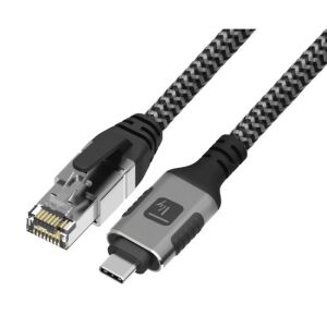 TECHLY Hálózati kábel USB-C Gigabit Ethernet RJ45 3m