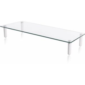 Monitor magasságállítható asztal üveg 20 kg fekete kiskereskedelem