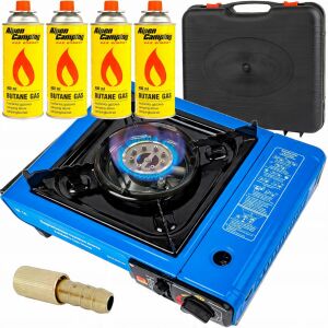 Túrista gázfőző kempingfőző 2-ben-1