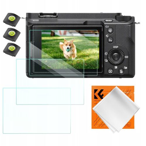 3x Készlet 9H K&F Üvegpajzs Sony ZV-E1, A7 IV, A6700, A7CII kijelzőhöz / K&F Concept / SKU.2198 146125566