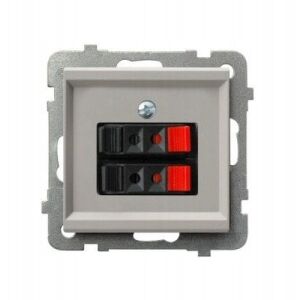 SONATA Dupla hangszóró aljzat kasmír GG-2R/m/82