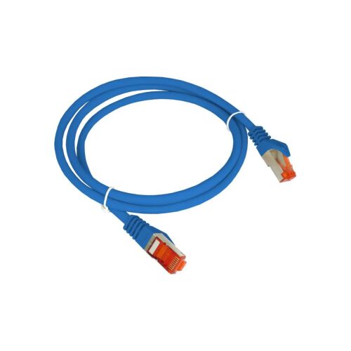 Alantec Kék S/FTP Cat.6a Patch Kábel 1m - Patch kábel