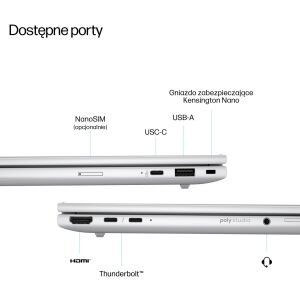 HP EliteBook 8 G1i 16 Intel Core Ultra 7 255U 16 hüvelykes 24GB DDR5 512GB M.2 PCIe UMA W11P 3YW
