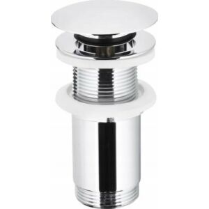 KFA KLIK-KLAK típusú mosdókagyló lefolyó, nagy átfolyás nélküli, krómozott 146126450 - Lefolyódugó