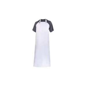 Salopeta din nitrilă și PVC cu închizătoare reglabilă la gât dimensiuni: 115 x 90 cm culoare albă mărime universală CORP TABNIT 146126538 - Șorțuri