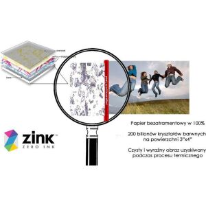 HP Photo Paper 3,5x4,25'' do Drukarki HP Sprocket 3x4 / 20szt. 146126602 - Artykuły biurowe