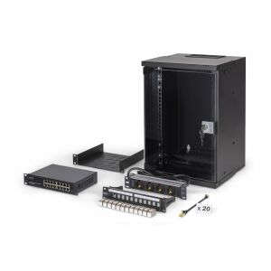 DIGITUS Hálózati készlet 254 mm (10") - 9HE, 315x300 mm (SzxM) sw