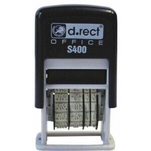 ISO dátumjelző S400 fekete D.RECT