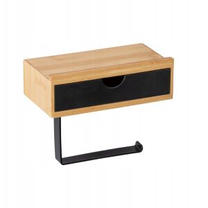 Toaletpapír-tartó BAMBUSA bambusz fiókkal, WENKO