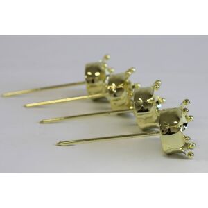 Arany leszúrható mécsestartó 4cm 4db