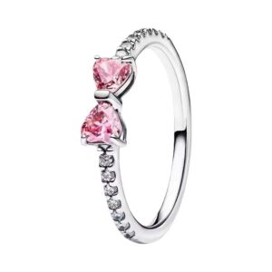 Inel cu fundita roz - 8 146131061 - Bijuterii pentru femei