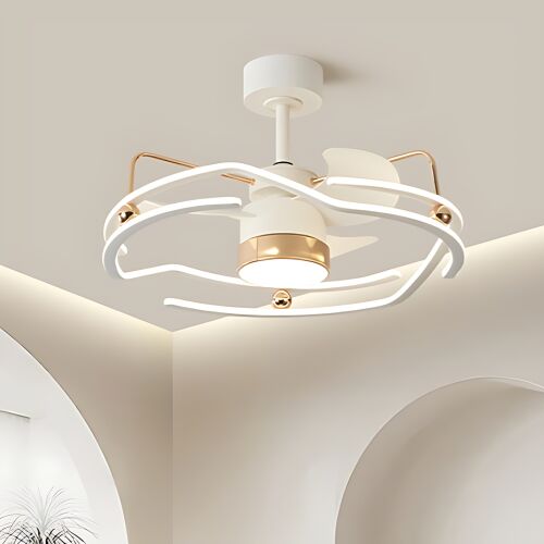 Modern mennyezeti ventilátoros LED lámpa – fényerőszabályozható világítás távirányítóval (BBD) 146138815