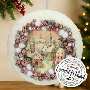 Csináld magad - Pihe-puha karácsonyi fali dísz - Meseváros 146139090 - Szezonális dekoráció