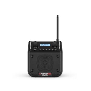 PerfectPro DABPRO Akkus Hordozható Munkarádió 18V - Fekete 146140700 - Rádió