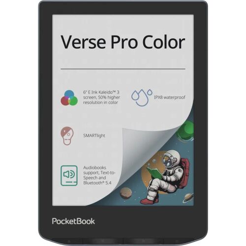 PocketBook Verse Pro Color 6" 16GB E-Book Olvasó - Fekete 146140721
