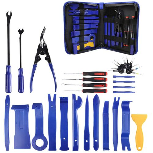 Autóbelső kiszerelő szerszám és villáskulcs készlet, 38 darabos 146145905