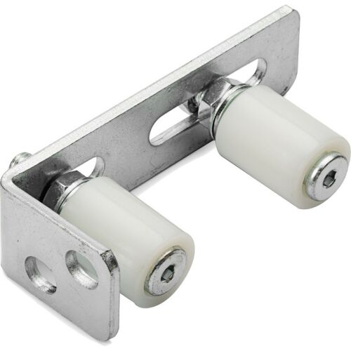 Állítható felső vezetősín tolókapuhoz, horganyzott acél és műanyag, 8-68 mm