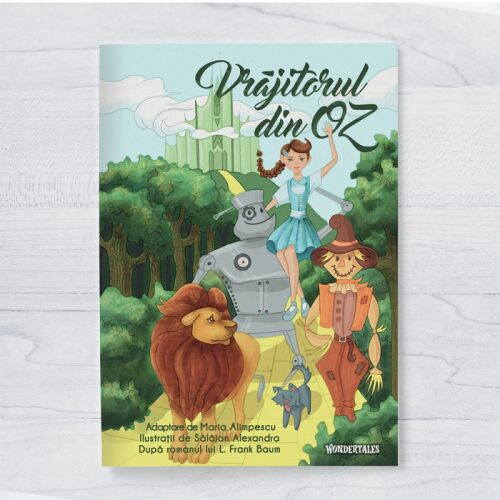 Kifestőkönyv történettel, Óz, a csodák csodája, 27 oldal, 21x0,4x30 cm 146146011