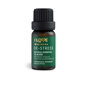 I Love, Wellness De-Stress, Lemongrass, Rosemary, Rucalyptus and Lavandin, Essential Oil, 10 ml