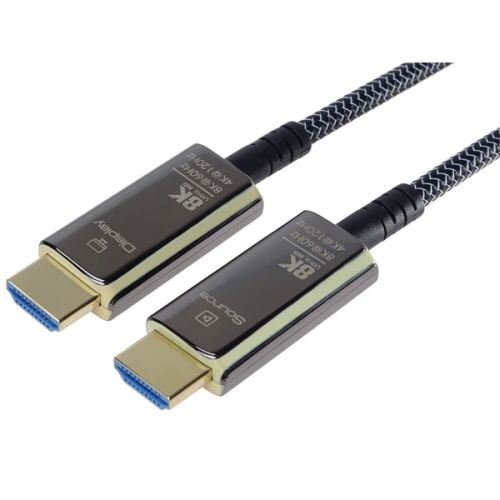 PREMIUMCORD kábel aktív optikai, HDMI, 48Gbps, 8K@60, M/M, 10m, fekete (KPHDM21T10)