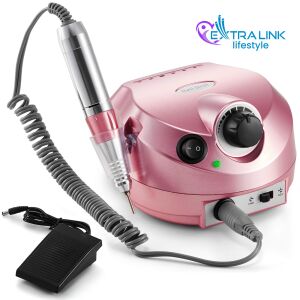 Extralink Nail Drill 202 Pink Elektromos Körömcsiszoló 65 Watt - Rózsaszín (NAIL DRILL-202) 146152121 - Műköröm csiszológép