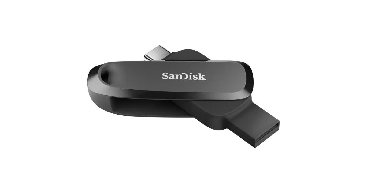 PHONE DRIVE USB TYPE-C/USB TYPE 100MB/S 128GB - BLACK COLOR (SDDDC6-128G-G46) 149392823