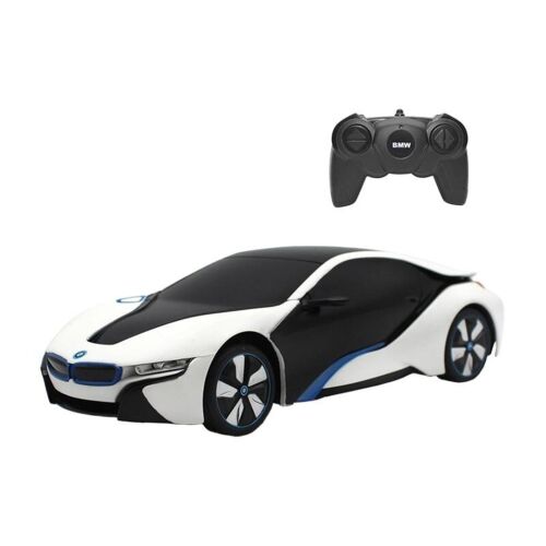 RASTAR R/C 1:24 BMW i8 távirányítású autó - UV-érzékeny fehér és sárga (48400-4) 146153675