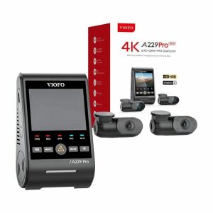 VIOFO A229 PRO 3 csatornás 4K + 2K + 1080P WiFi, GPS (A229 Pro 3CH) 146153752 - Műszaki cikk & Elektronika