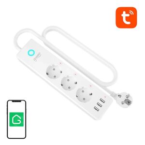 Gosund P1 PLUS Wifi-s okos elosztó, Tuya (4x AC schuko, 3x USB-A) 146154502 - Elosztó