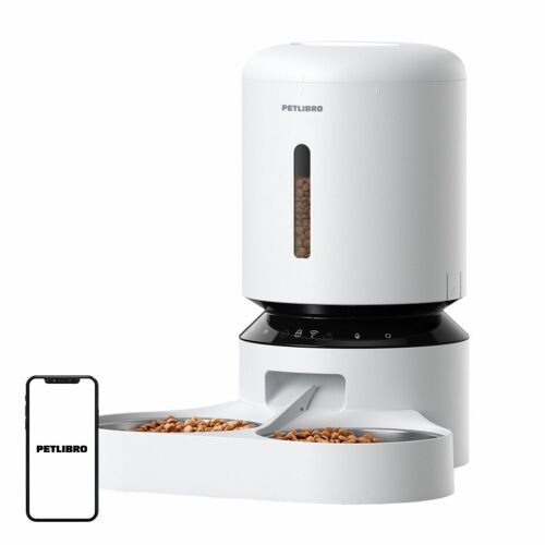 Petlibro Granary ételadagoló dupla tállal, Wifi, 5L(fehér (PL-AF103-36W) 146154729