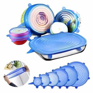 6 darabos Macvi® újrafelhasználható, légmentesen záródó, rugalmas szilikon élelmiszer-tároló élelmiszer-tároló élelmiszer-tároló élelmiszer-tároló élelmiszer-tároló élelmiszer-tároló élelmiszer-tároló élelmiszer-tároló... 146155469 - Főzőedény & Sütőedény