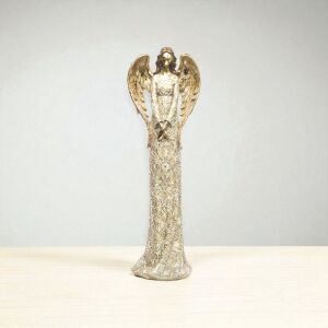 Luminaria Angel – Aranyruhás Angyal Figura (38 cm) 146156357 - Szezonális dekoráció