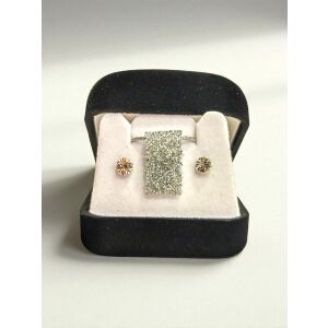 Kristályhullám Medál és Fülbevaló Szett 146156497 - Divat & Öltözködés