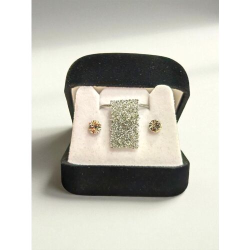 Kristályhullám Medál és Fülbevaló Szett 146156497