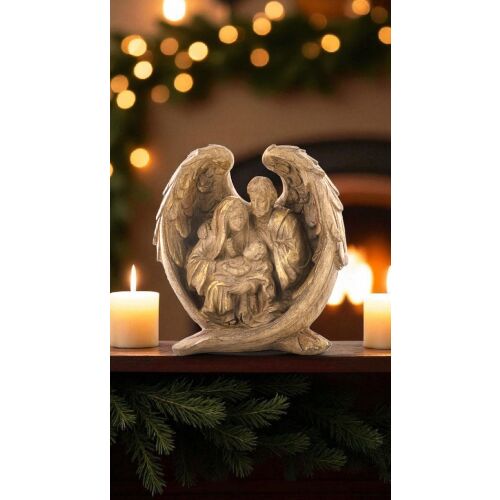 Angyalszárny Ölelésében – Fa Hatású Betlehemi Jelenet 146156492