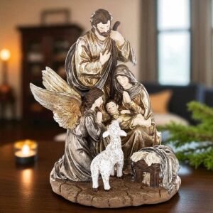 Klasszikus Meghittség – Betlehemi Szent Család Szobor 146156511 - Karácsony
