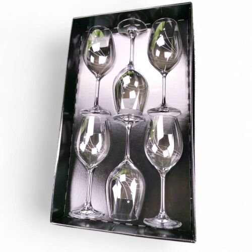 Kristályfény – Elegáns borospohár kézzel díszített kristályokkal 146156641