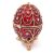 Exkluzív fém díszdoboz kristályokkal - Fabergé tojás - B0748-17 RD 146156688