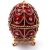 Exkluzív fém díszdoboz kristályokkal - Fabergé tojás - B0748-17 RD 146156688